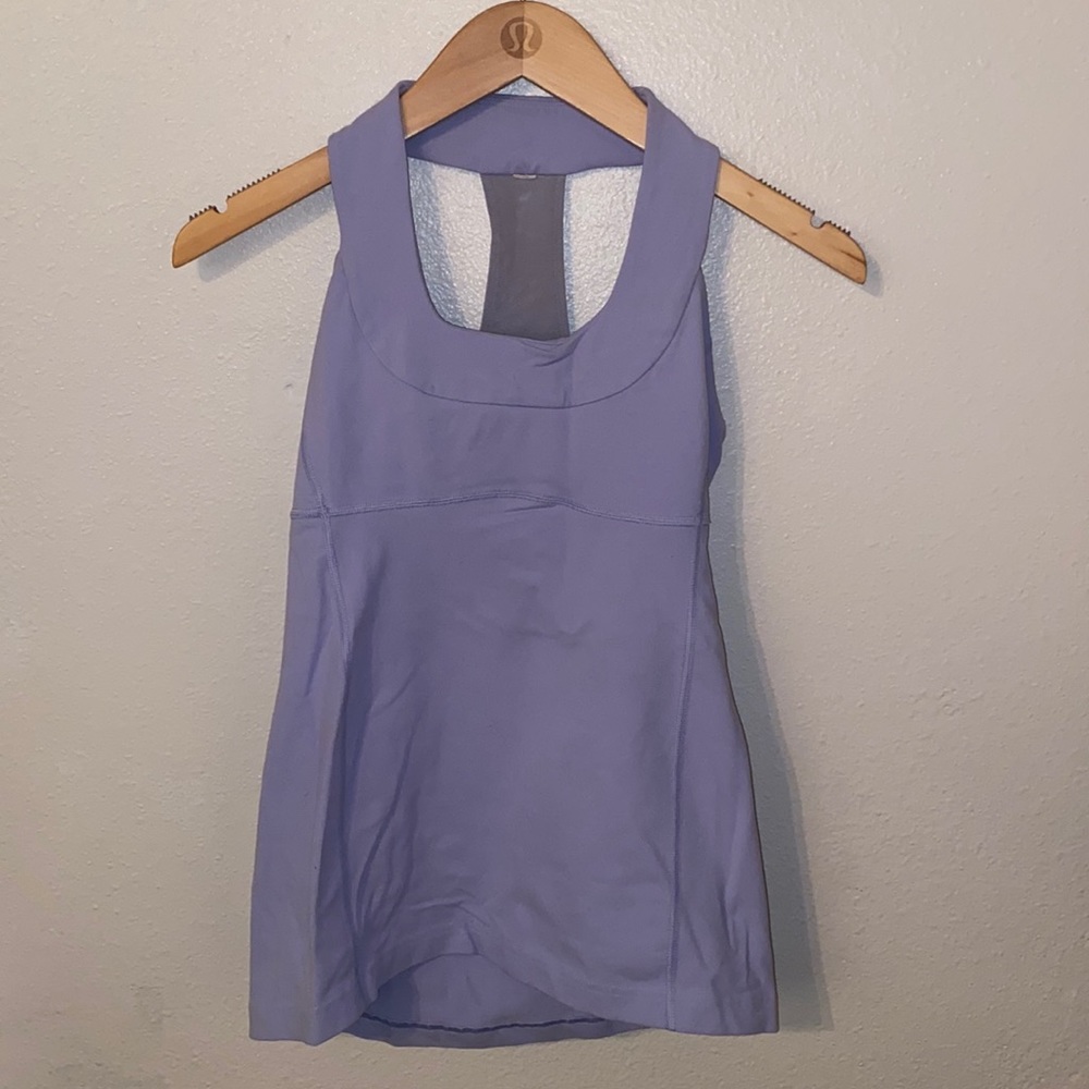 lululemon lilac scoop neck tank